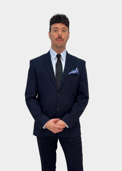 Picture of Navy Tie Silk